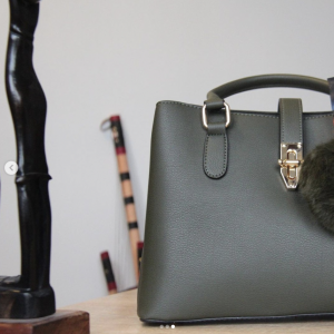 Alternative view of Sac a main en cuir