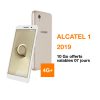 Alcatel 1 2019 - 16Go/1Go - 5.0" - 5Mpx/2Mpx - 4G - Dual SIM - 2000mA - Bleu