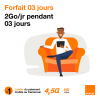 Forfait 03 jours