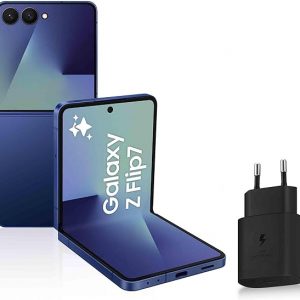 Samsung Galaxy Z Flip7, Smartphone Android 5G avec Galaxy AI, 256 Go et 512 Go , Chargeur Secteur Rapide 25W Inclus, Smartphone déverrouillé, Version FR